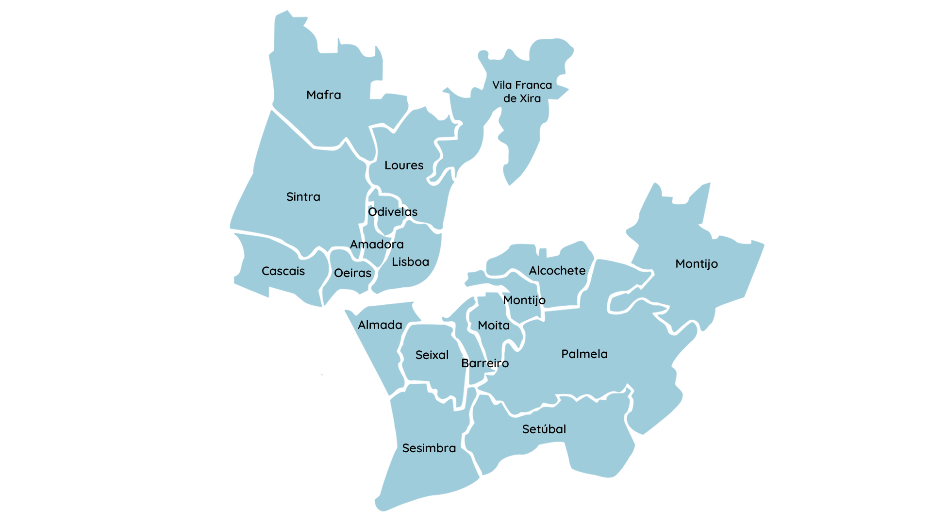 Mapa de atuação